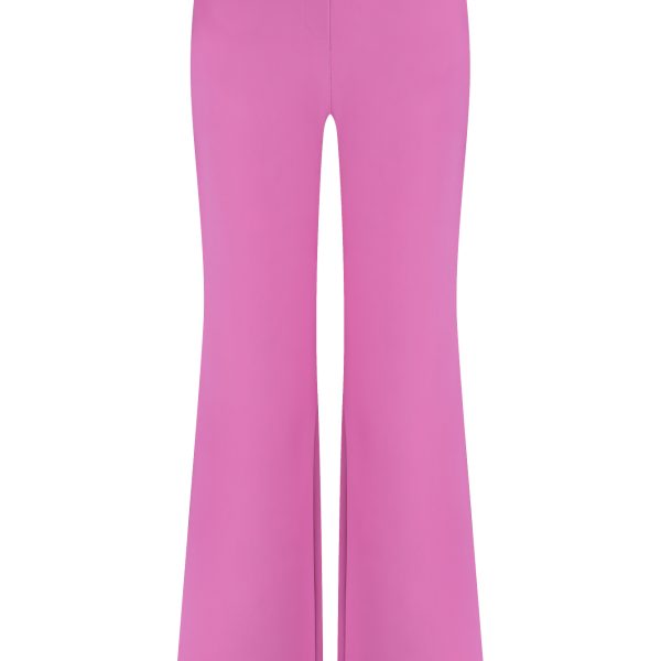 studio anneloes lexie bonded trouser dark pink 09785
