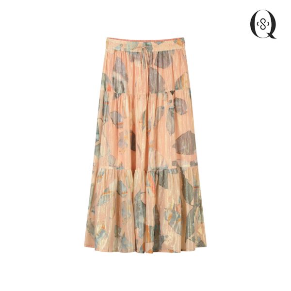 Quinty skirt leaves with lurex summum