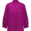 alia 2way jacquard top new fuchsia Studio Anneloes