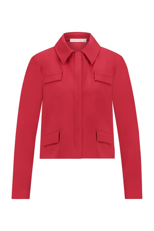 Jules jacket red Studio Anneloes