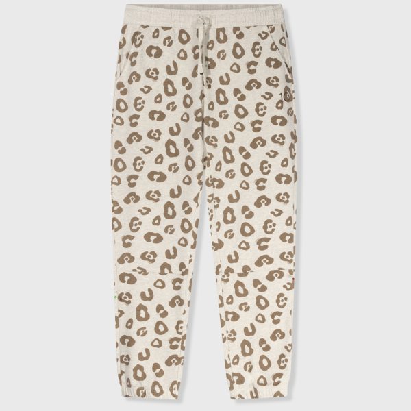 cropped jogger leopard soft white 10days