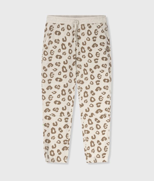 cropped jogger leopard soft white 10days