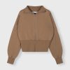 zip sweater cedar brown 10days