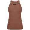 feline beads top chocolate Studio Anneloes