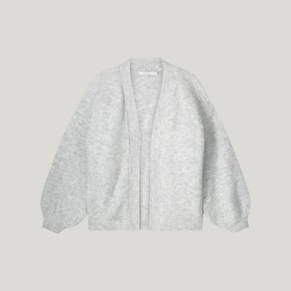 Puff sleeve cardigan mist Summum