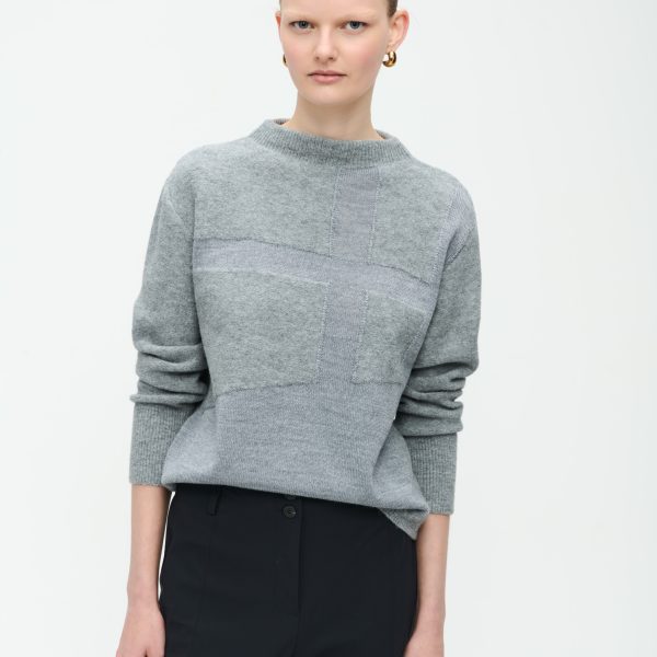 Elpida Pullover grey Jane Lushka