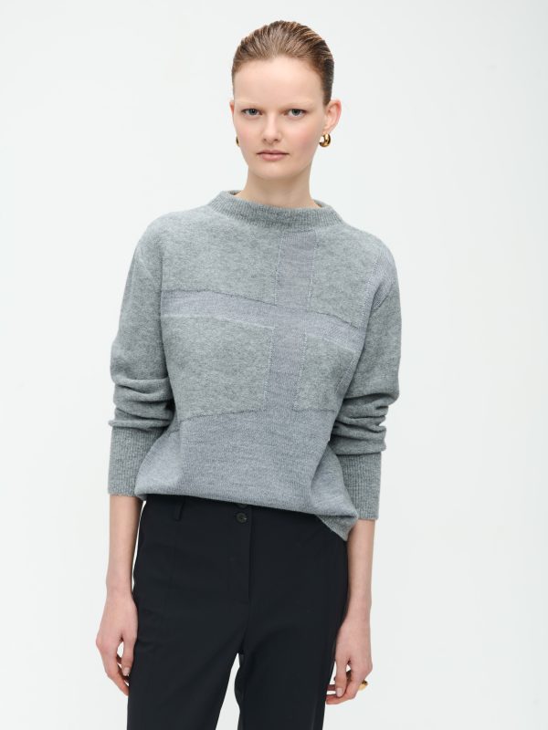 Elpida Pullover grey Jane Lushka