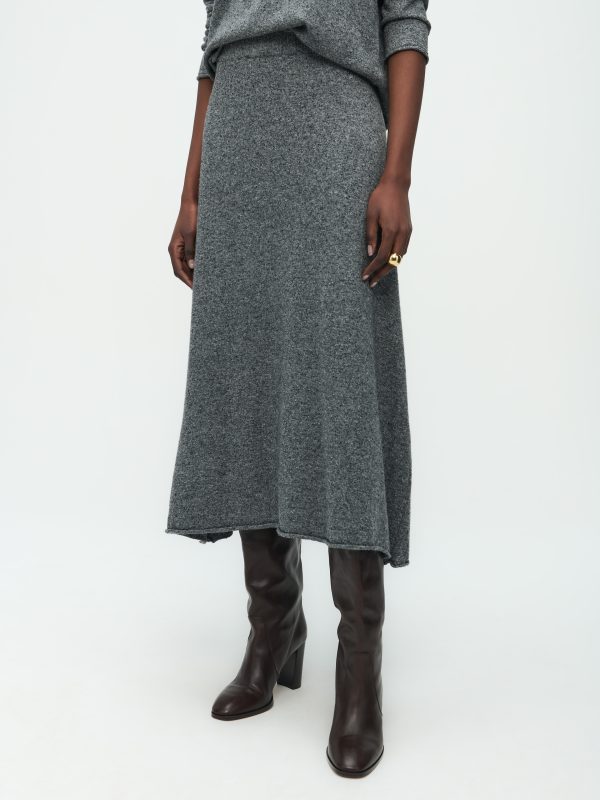 KN Holli Winter skirt grey Jane Lushka