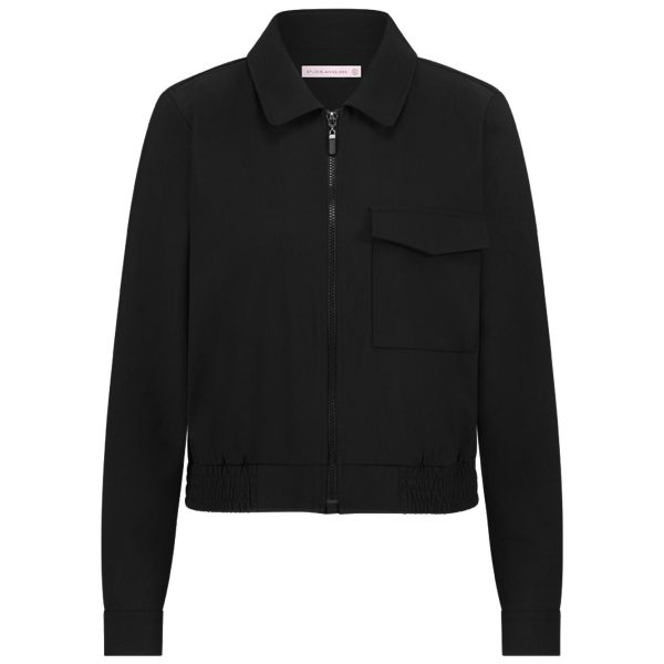 Mabel tape jacket black Studio Anneloes