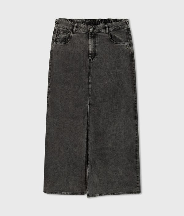 skirt jog denim black 10 days