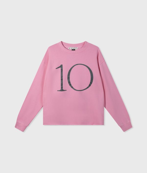 sweater logo pink 10 Days