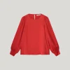 top long sleeves silky touch True red Summum