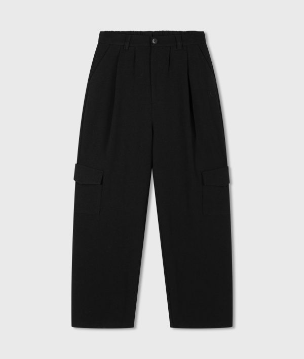 cargo pants crepe black 10 days