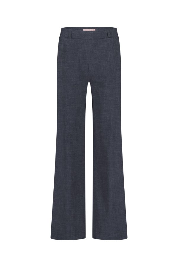 lexie bnd dnm tweed trousers midnight blue studio anneloes