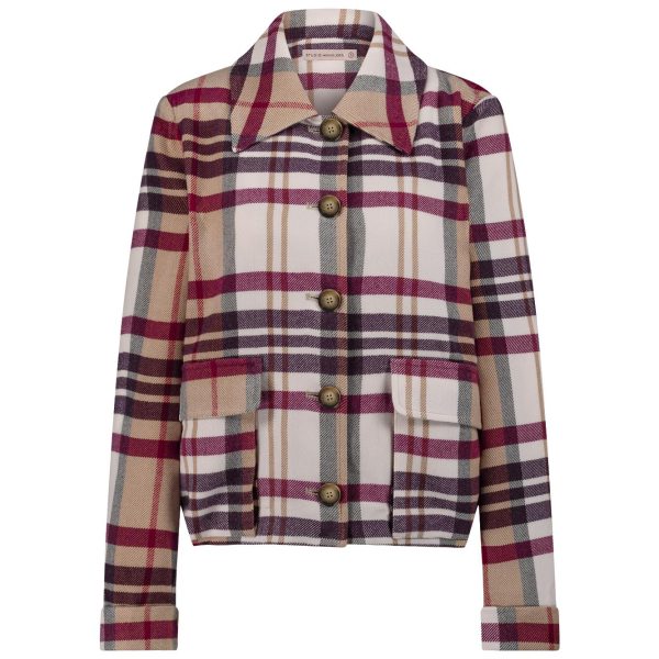 cady check jacket multi colour studio anneloes