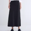 skirt punto milano black summum