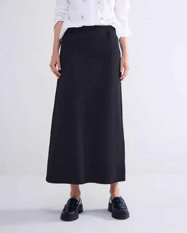 skirt punto milano black summum