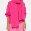 scarf soft knit bright pink 10 days