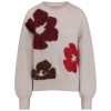 Nour flower pullover beige studio anneloes