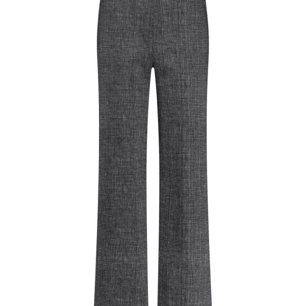 lexie bnd tweed trousers black off white studio annleoes