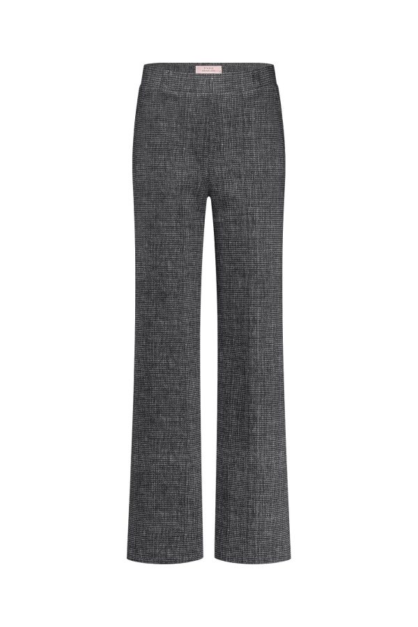 lexie bnd tweed trousers black off white studio annleoes