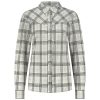 Bobby western check blouse grey melange antraciet studio anneloes