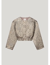 jacket lurex jacquard cashmere summum