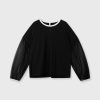 soft sweater tulle sleeves black 10 days