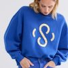 sweatshirt vintage sweat royal blue summum