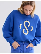 sweatshirt vintage sweat royal blue summum