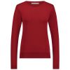 lana pullover deep red studio anneloes