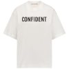 Klaske confident tshirt white studio anneloes