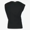 nelly strech technical jersey top black jane lushka