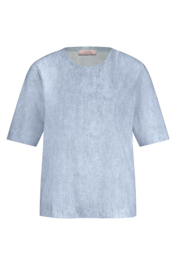 Jamie denim tee light denim studio anneloes
