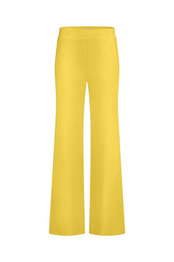 lexie bonded trouser golden yellow studio anneloes