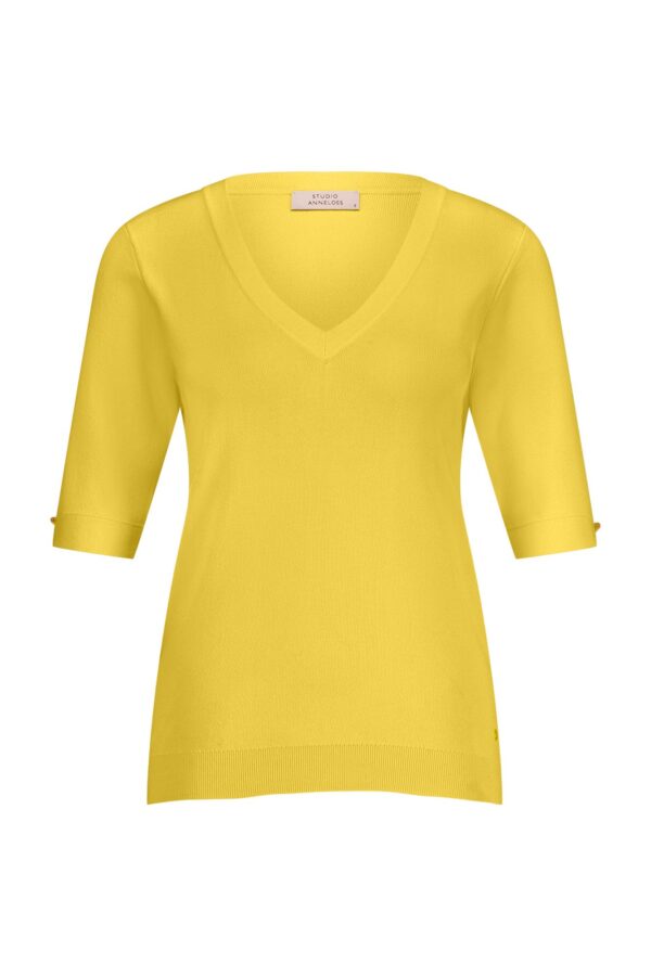 Linay pullover golden yellow studio anneloes